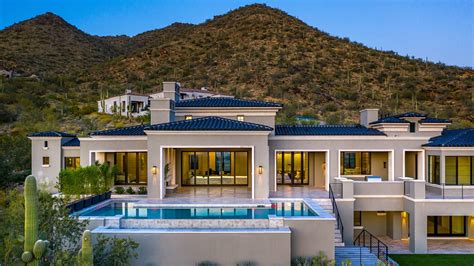 Luxury Homes Scottsdale Dc Ranch Hillside Mansion Sells For 605m