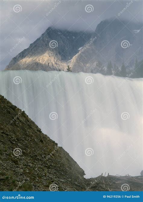 Wapta Falls And The Kicking Horse River Yoho National Park British