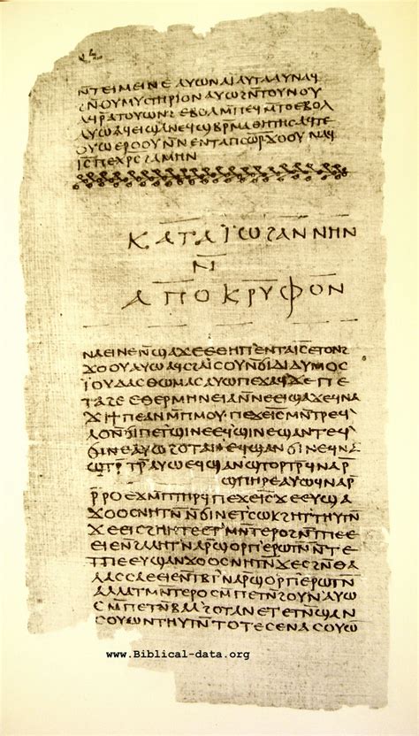 The Gospel Of Thomas Manuscripts Texts And Early Citations Owlcation