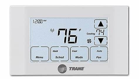 trane xl824 thermostat manual