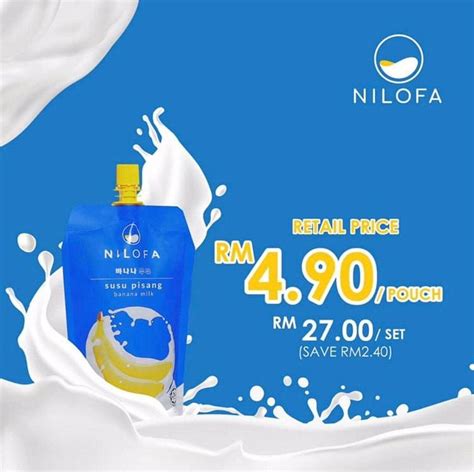 It is available in multiple flavors including chocolate, strawberry, vanilla, banana and mango. Product Review : Nilofa Banana Milk Review. - Syafiqah