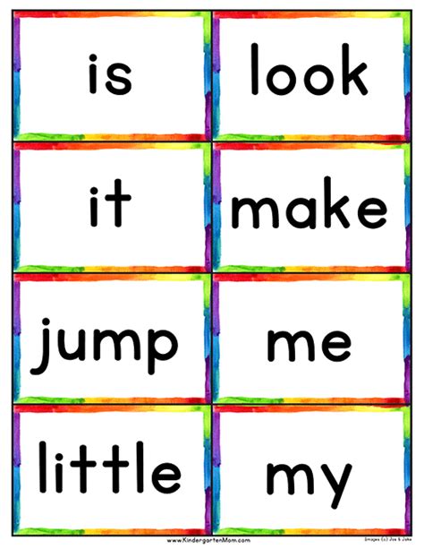 Dolch 220 Sight Word List And Flash Cards