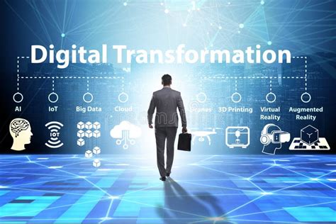 Digital Transformation And Digitalization Technology Concept Stock