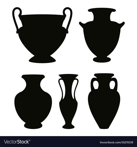 Greek Vase Royalty Free Vector Image Vectorstock