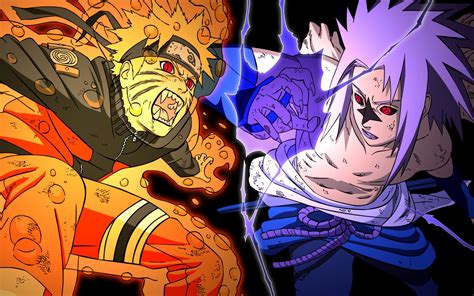 28 Naruto Vs Sasuke Final Fight Wallpaper 4k