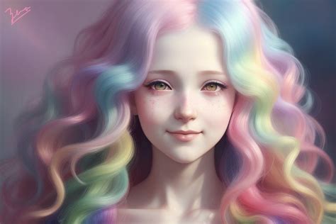 The Rainbow Girl 1 By Zena686 On Deviantart