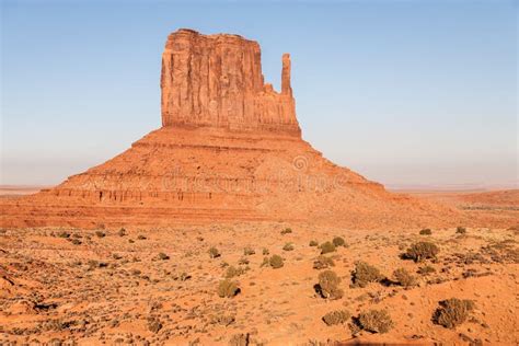 Buttes In The Monument Valley Navajo Indian Tribal Reservation Park