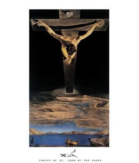 Salvador Dali Poster Or Canvas Print Christ Of Stjohn Of The Cross