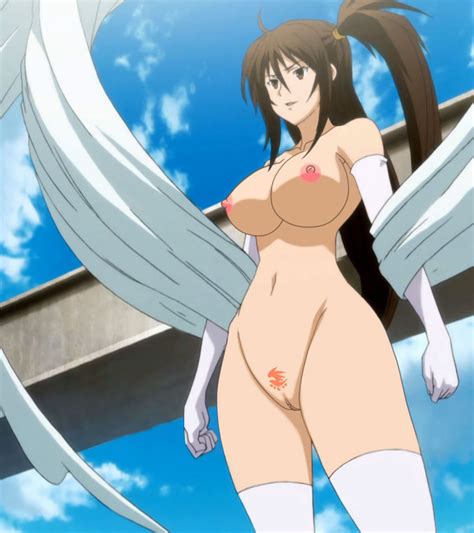 Uzume Sekirei Animated Animated Gif Girl Blush Breasts Brown My XXX