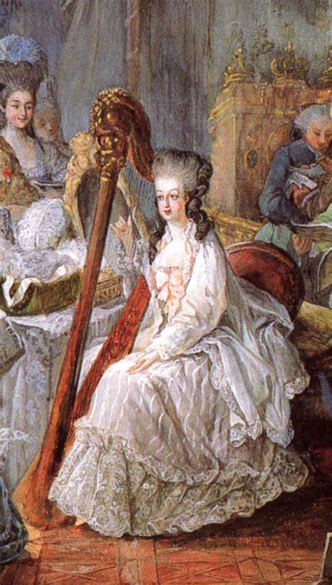 Marie Antoinette à La Harpe Par Gautier Dagoty