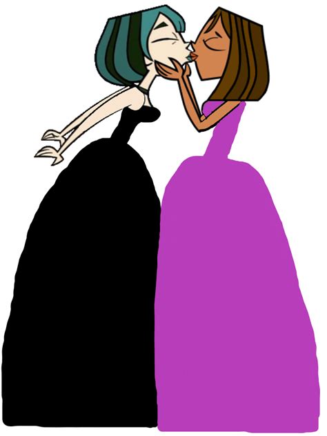 Courtney And Gwen Kissing In Their Dresses By Gman5846 On Deviantart