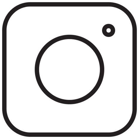 Instagram Logo Black And White 