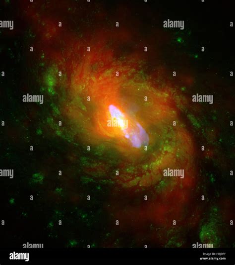 Barred Spiral Galaxy M77 Ngc 1068 X Ray Stock Photo Alamy