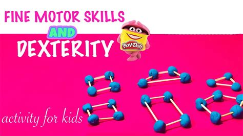Fine Motor Skills Game With Playdough L Build Dexterity L Ot Teletherapy L Remote Learning For