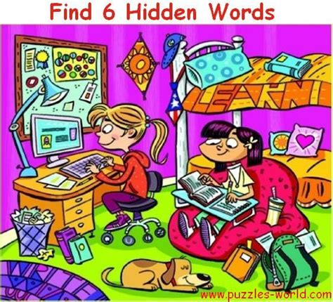 Find 6 Hidden Words Hidden Words Hidden Words In Pictures Picture