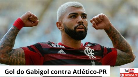 Gol do Gabigol contra o Atlético-PR - YouTube