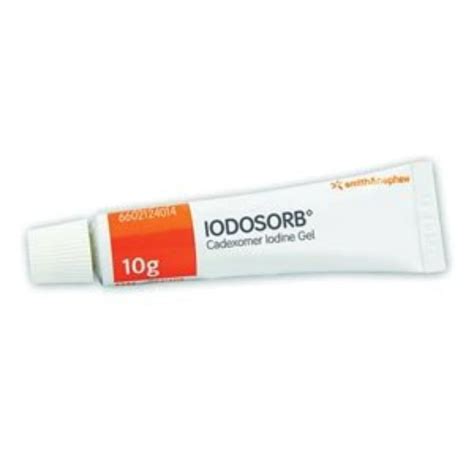 Iodosorb Wound Gel 10gm Tube 09 Cadexomer Iodine Sold Per Box Of 4