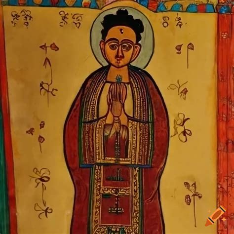 Mural Of Ethiopian Tewahedo Orthodox Church Depicting Buddhism On Craiyon
