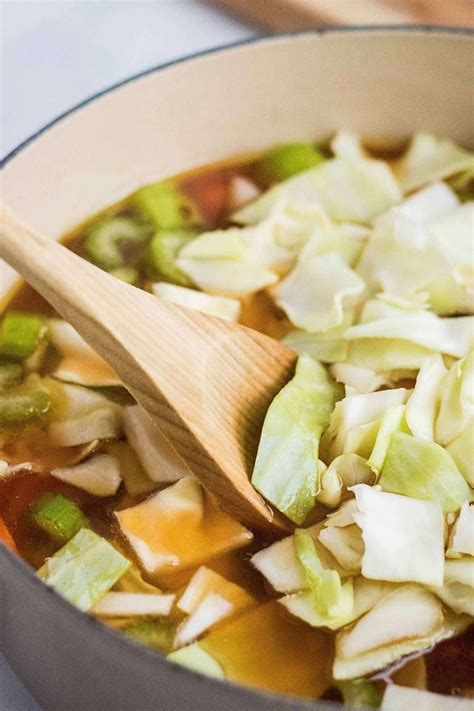 The Best Easy Cabbage Soup Low Carb Gluten Free Dairy Free