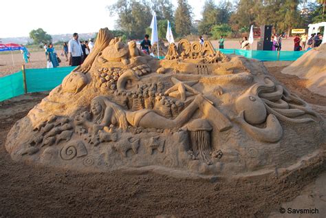 Deep sea sand art india. Savsmich Travel Diary: Sand & Art Festival, Goa - India