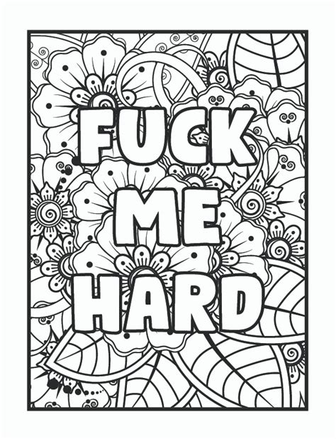 Dirty Funny Coloring Pages For Adults Adult Coloring Book Etsy Australia