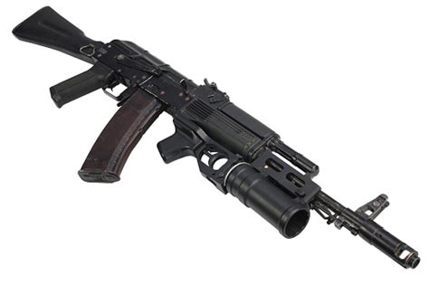 Modern Kalashnikov Ak 74m Assault Rifle With Underbarrel Grenade
