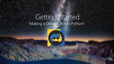 Tutorial Getting Started Discord Bot With Python Youtube