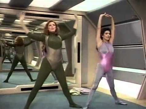 Beverly Crusher Deanna Troi Workout Google Search Marina Sirtis Deanna Troi Star Trek