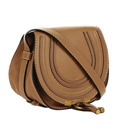 Chloé Neutral Mini Marcie Saddle Bag Harrods Uk