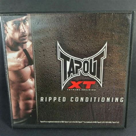 Tapout Xt Extreme Training 2 Disc Dvd Workout Ripped Cardio Free
