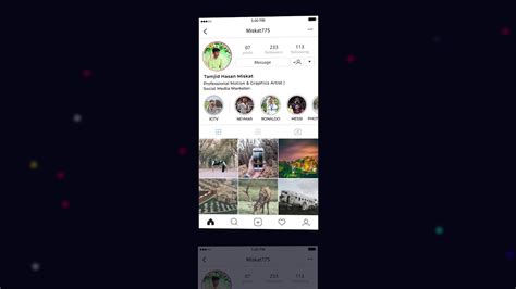 Instagram Profile Animation Youtube