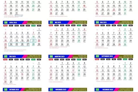 Kalender Lengkap Dengan Jadwal Hari Libur Nasional Kobaran