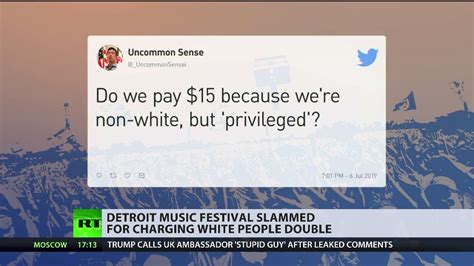 Detroit Music Festival Slammed For Charging White People Double Youtube