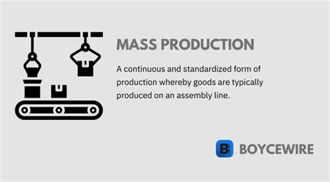 Mass Production Definition 4 Examples Pros And Cons