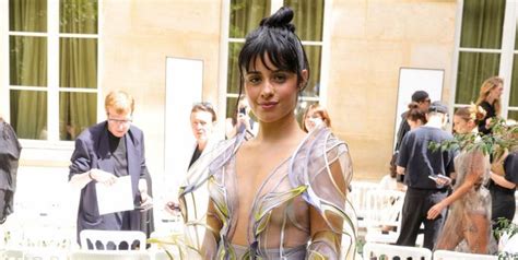 camila cabello wears sheer iris van herpen butterfly gown in paris billionaire club co llc