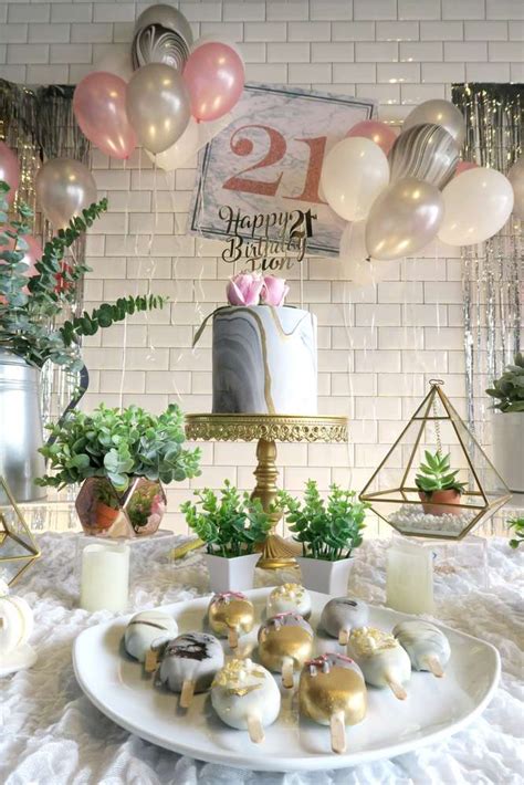whimsical marble birthday party birthday party ideas  kids