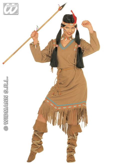Womens Cheyenne Indian Squaw Costume