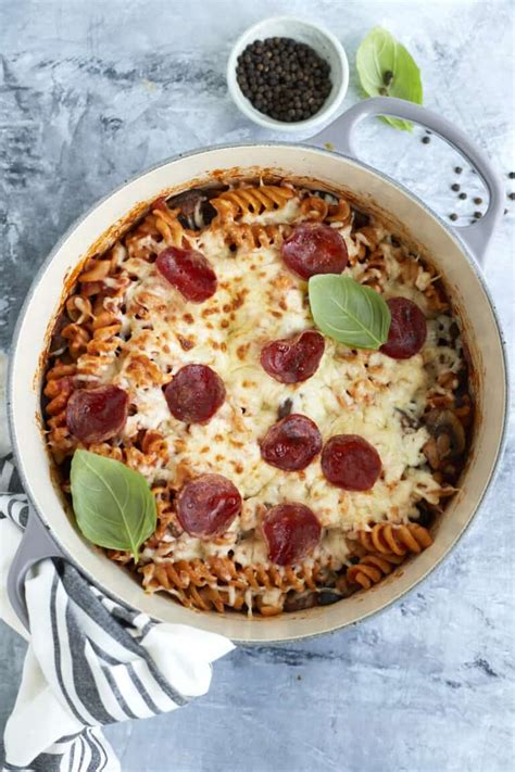 One Pot Pizza Pasta Recipe