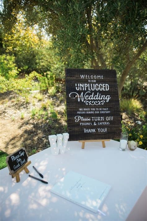 Chic Country Outdoor Wedding At The Gardens Ceremony Signs Outdoor