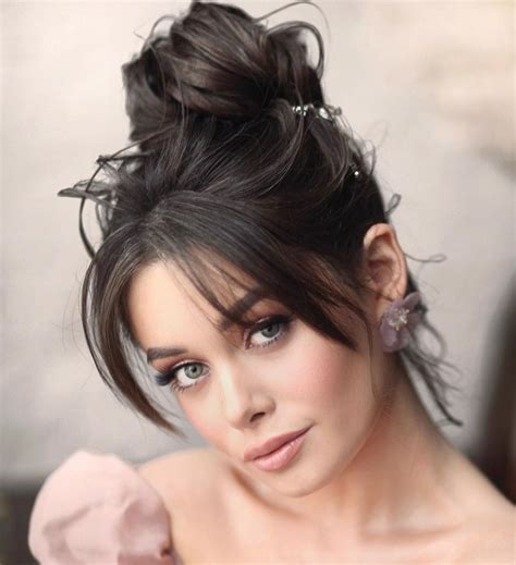 20 Updo With Side Bangs Fashionblog