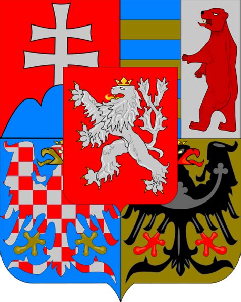 Souborczechoslovakia Coa Mediumsvg Moravia European Countries