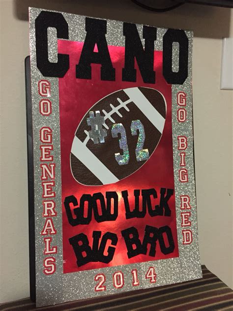 Weekly Poster Brd For Big Brother Football Player Football Locker