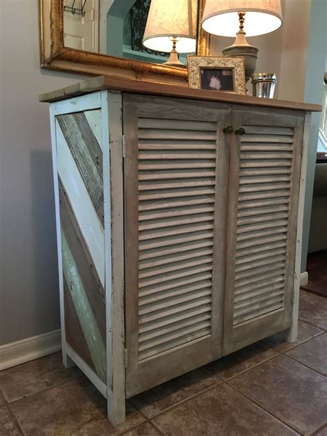 Entryway shoe storage ideas to tidy up your home. Shoe storage console made from reclaimed wood. | Shoe ...