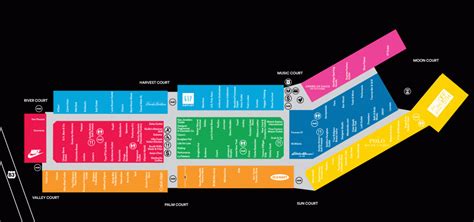 Center Map For Rio Grande Valley Premium Outlets A Shopping Texas