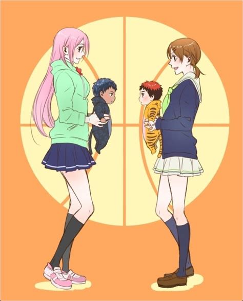 Kuroko No Basuke Aomine Kagami Riko And Momoi Parejas De Anime Manga Baloncesto Kuroko