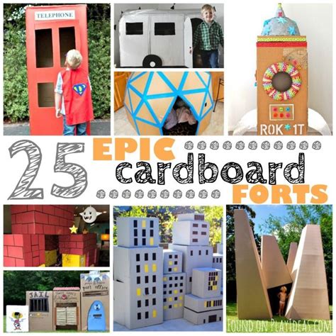 25 Epic Cardboard Forts Cardboard Forts