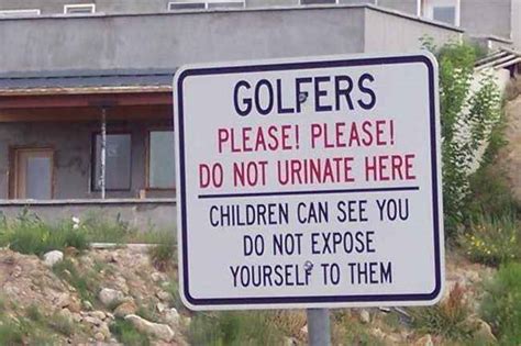 5 Funny Golf Sign Golfmagic
