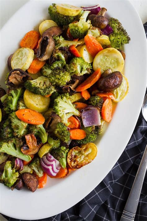 Easy Roasted Vegetables Recipe Easy Roasted Vegetables Healthy