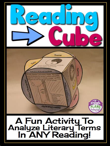 Short Story Novel Assignment Reading Cube Teaching Reading 6th
