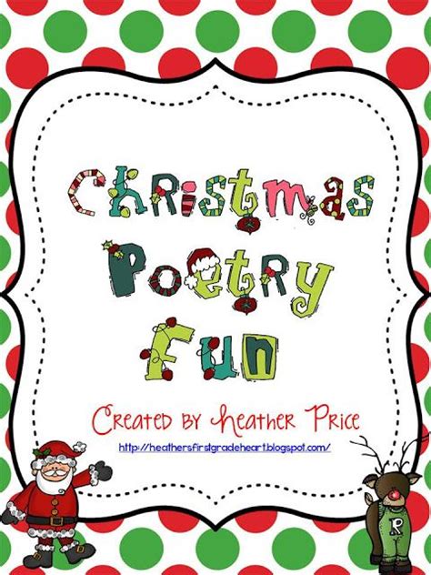 Heathers Heart Christmas Poetry Fun Freebies Christmas Poetry